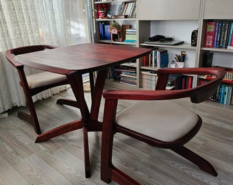 Conjuntos de mesa y sillas de Padauk de diseño exclusivo