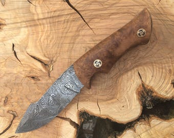 Minicuchillo de camping Bushcraft, archivo digital DXF, STL y STEP
