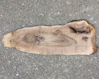 Madera de nogal, tabla de cortar, losa, madera aserrada, tronco, borde vivo