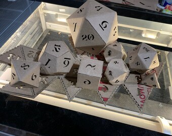 DND Dice Set - 5 Archivos