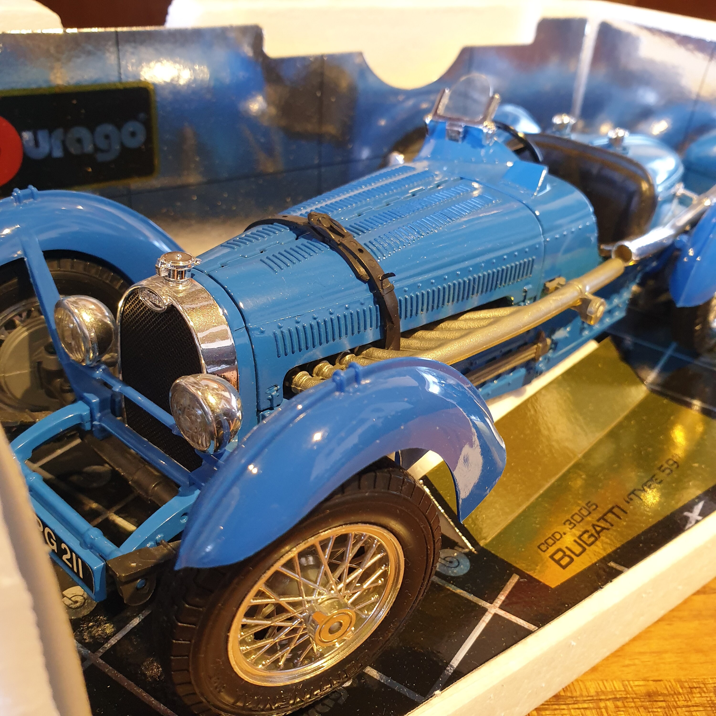 Diecast Car 1 18 Burago Bugatti Type 59 