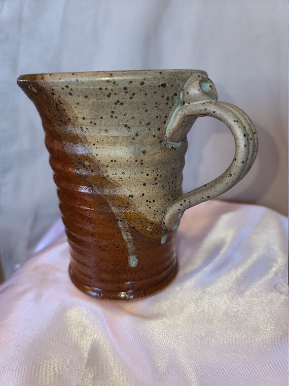 Drink & Barware VINTAGE CERAMIC POTTERY glass pottery stemmed cup