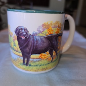 VINTAGE 1992 LABRADOR Retrievers mug vintage mug dog mug coffee mug labrador mug collectable ceramics dog lovers mug