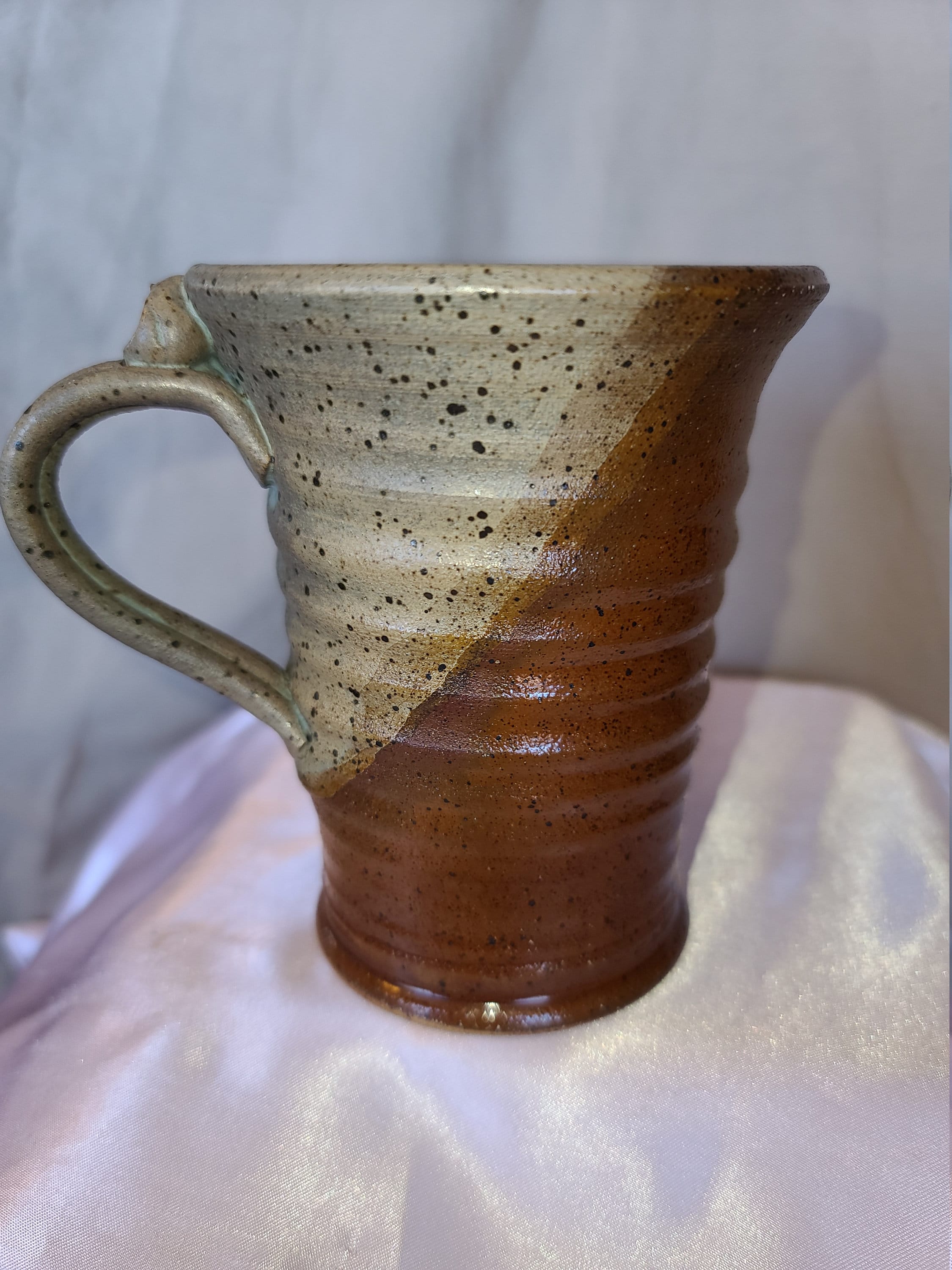 Drink & Barware VINTAGE CERAMIC POTTERY glass pottery stemmed cup