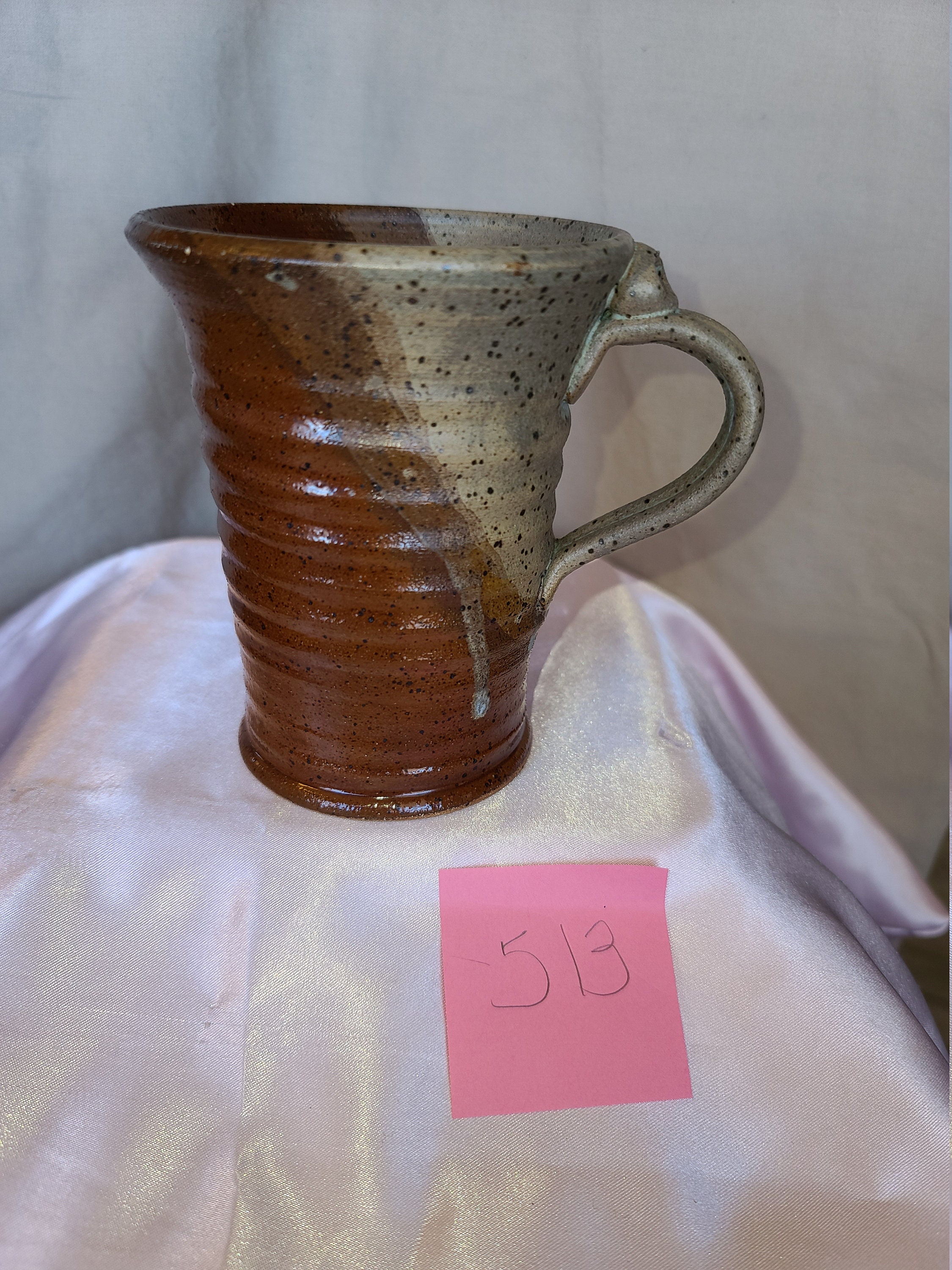 Drink & Barware VINTAGE CERAMIC POTTERY glass pottery stemmed cup