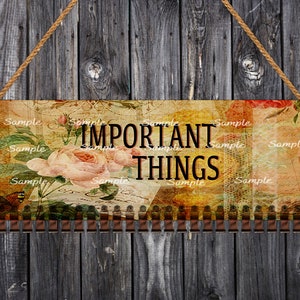 Important Things clip boards   * PLEASE read description before purchasing