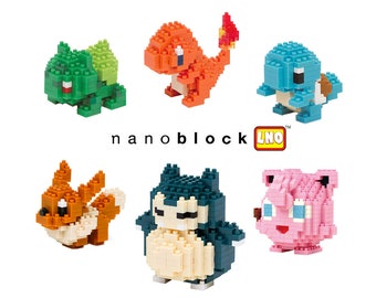 Pokemon Nanoblocks Series Mini Micro Building Blocks Educational Toy