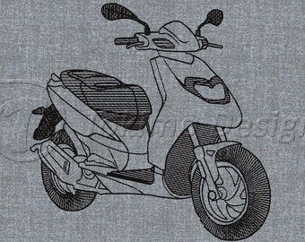 Typhoon motor - Machine embroidery design – 4 sizes