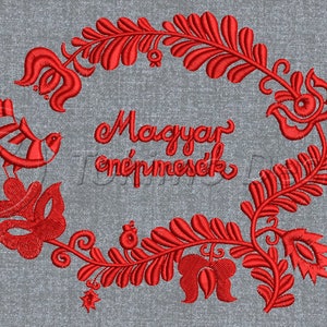 Magyar nepmesek - hungarian folk tale - Machine embroidery pattern – 3 sizes