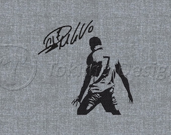 Celebrities - Machine embroidery design pattern - 2 sizes