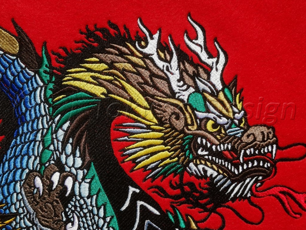 Chine dragon machine jessecmault design pattern dst only  etsy