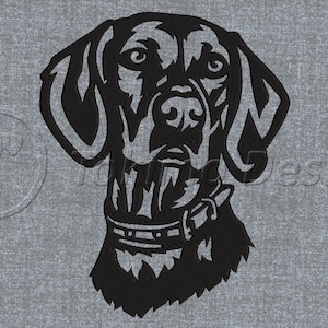 Hungarian vizsla #3 - Machine embroidery pattern – 5 sizes