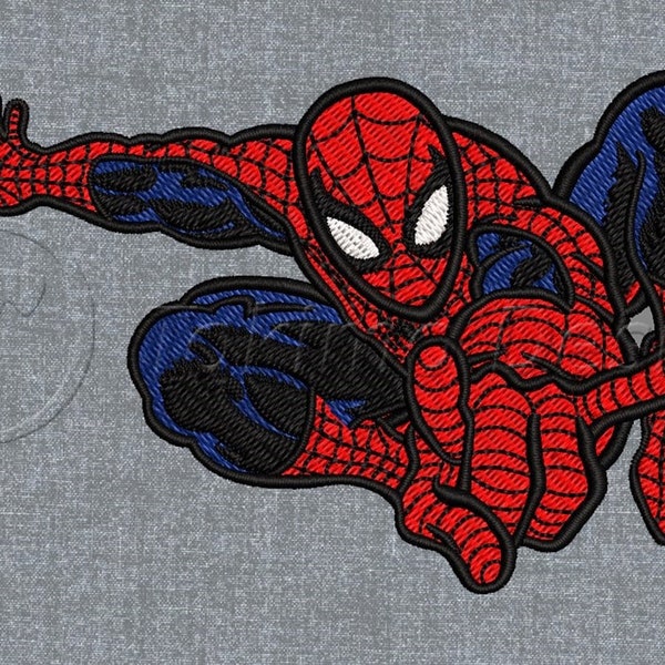 Spider man - Machine embroidery design pattern – 4 sizes