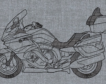 1600 GTL motor  - Machine embroidery pattern 4 sizes
