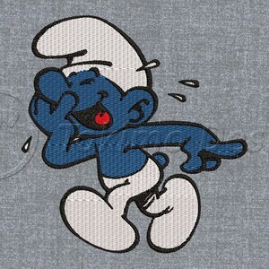 Schlümpfe – Jokey Smurf - Stickmuster Anleitung – 3 Größen
