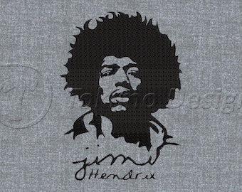 Celebrities - Machine embroidery design pattern - 2 sizes