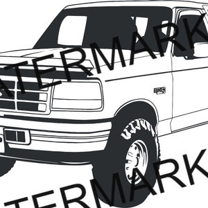 Ford Bronco SVG