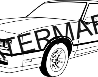 Chevy Monte Carlo SVG