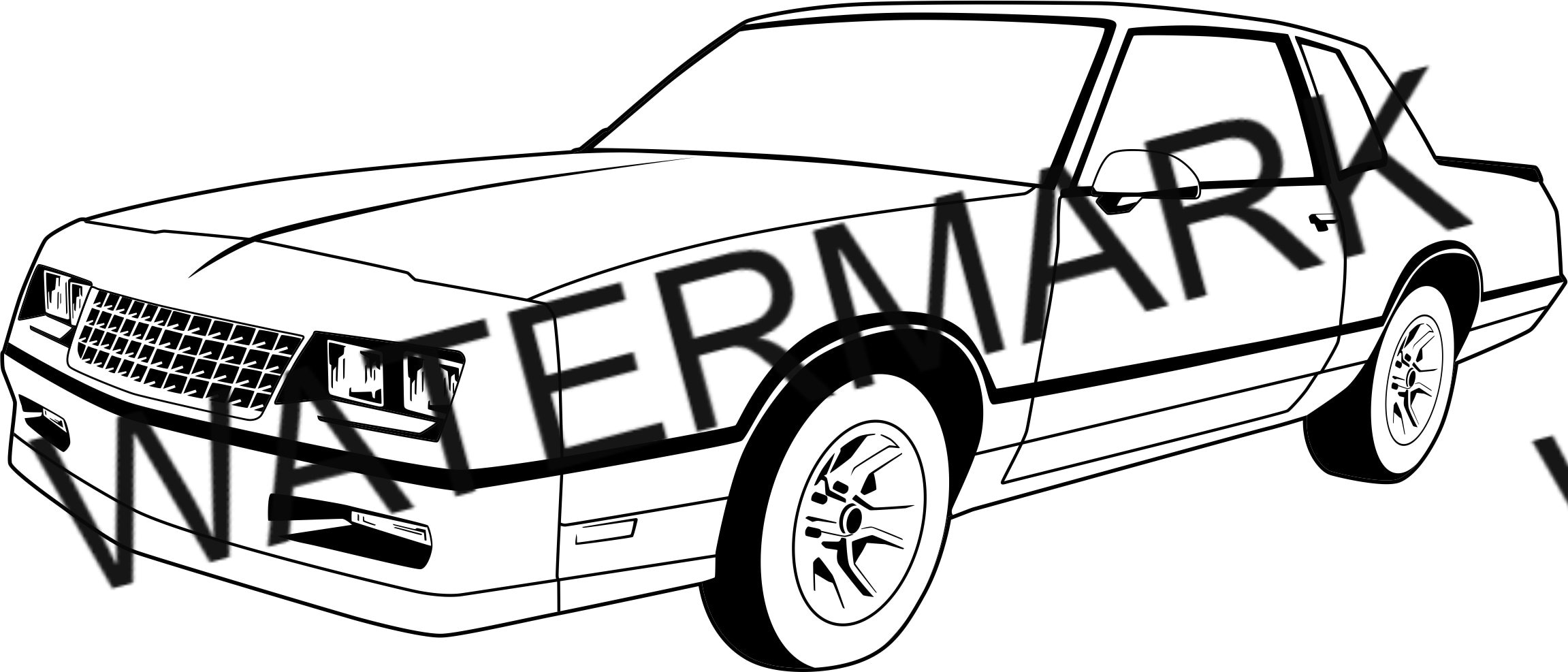 Chevy Monte Carlo SVG - Etsy