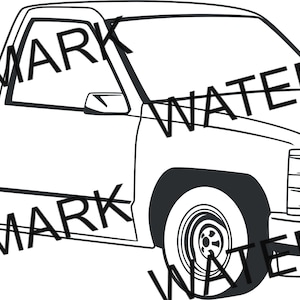 Classic Chevy Pickup Truck SVG