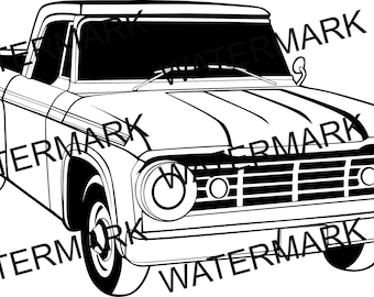 Ford Pickup SVG