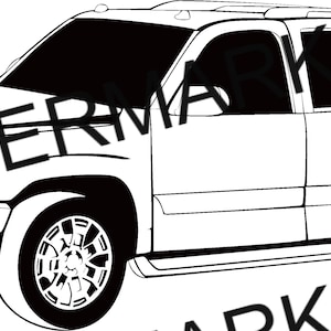 Chevy Tahoe SVG