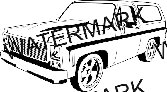 Chevy K5 Blazer SVG - Etsy