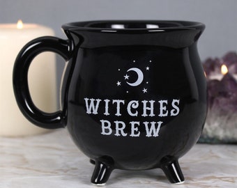 Witches Brew Black Cauldron Mug Cup, Tea, Coffee, Hot Chocolate