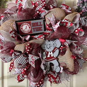 Alabama Big Al Roll Tide College Football Sport Türkranz Dekor