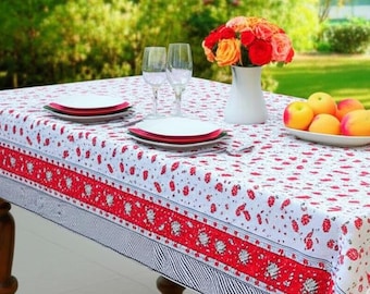 Runner da tavolo ricamato a mano / Decorazione indiana Diwali beige (60x12 pollici) - Italia