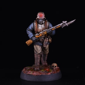 Hand-Painted Trench Crusade Heretic Trooper – Miniature for Wargaming & Tabletop Skirmish Games