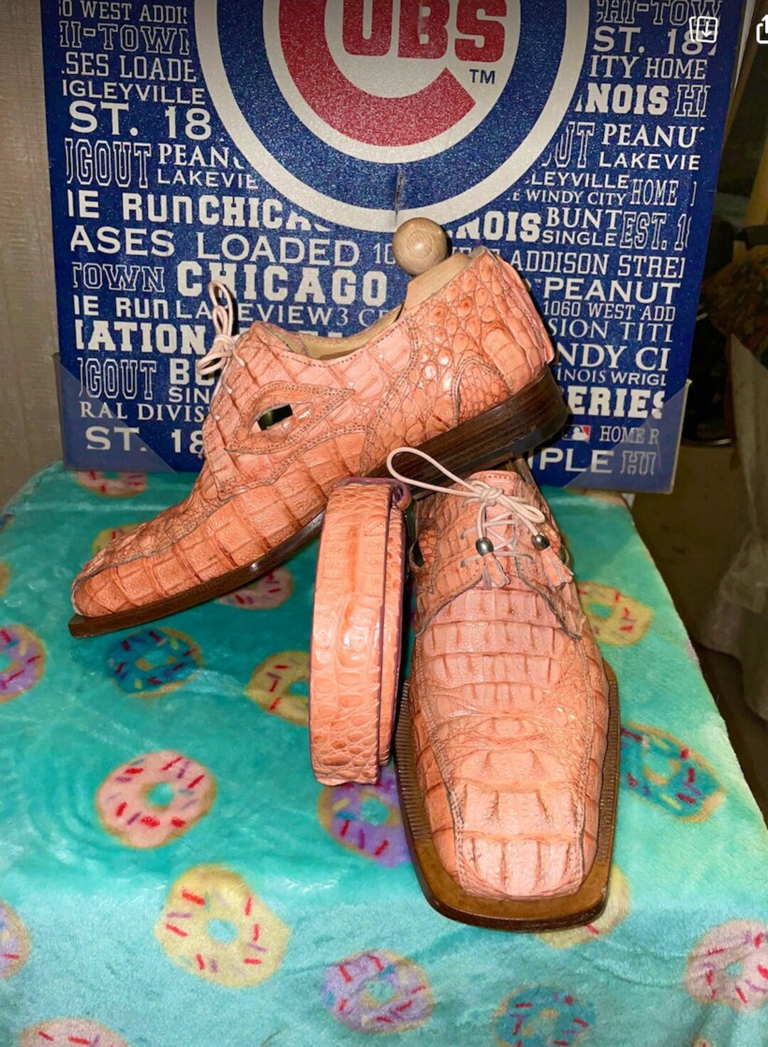 Fennix Alligator Shoes SZ10 and Matching Fennix Alligator Belt SZ44 Etsy