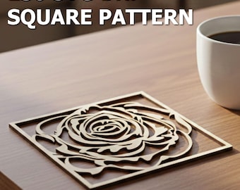 230 Square Pattern SVG DXF Bundle | Laser Cut Wall Decor Panels, Ornaments, Coasters | Wood Mdf Acrylic Paper  Cut for LightBurn & Glowforge
