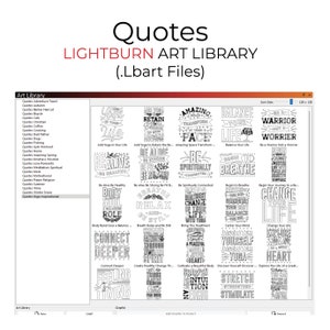 Citaten Lightburn Art Library (.Lbart) bestanden voor lasergraveren gesneden christelijke herfst vriendelijkheid lente wijn winter vissen sportschool kat hond vader moeder