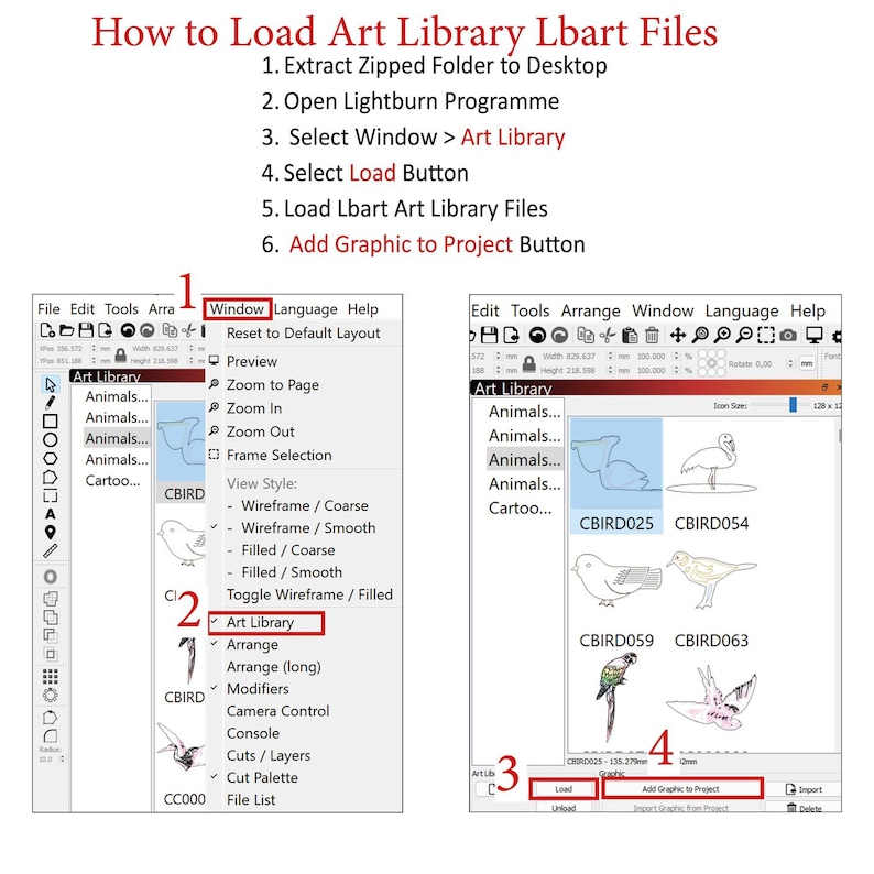 Lightburn Design Library 292 SVG PNG Hand Drawn Lined Decor Figures Lightburn Art Library ...