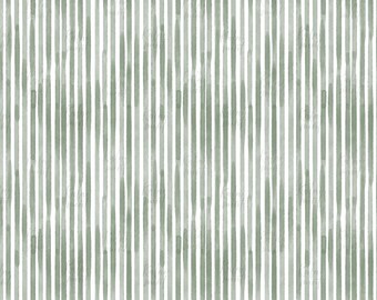 Sage Green Watercolor Stripes Repeating  Pattern:  Vintage Hand Painted Boho Stripes (Digital Download)
