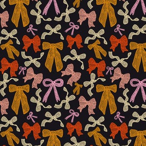 Halloween Coquette Lace Bows Seamless Repeating Pattern, Digital File for Commercial Use,Halloween Repeating Background,Spooky Digital Paper