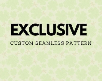 Motif personnalisé sans couture : fichier extensible exclusif (12 x 12 PNG)