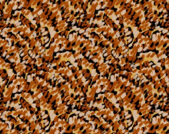 Abstract Bengal Tiger Repeating Pattern : Modern Brush Strokes Seamless Pattern (Digital Download)
