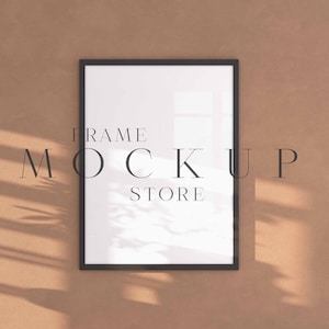 Frame Mockup, Wall Art Mockup, Mockup Frame, Frame Mock Up, Black Frame Mockup, Single Frame Mockup, Printable Mockup, Poster Mockup