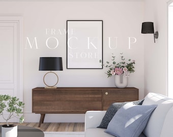 Frame Mockup, Wall Art Mockup, Mockup Frame, Frame Mock Up, Photo Frame Mockup, 1 Frame Mockup, Living Room Frame Mockup, Poster Mockup