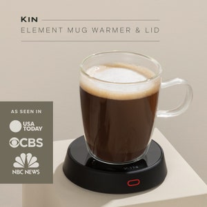 Intelligent Coffee Mug Warmer with Auto Shutoff—Tea Cup & Candle Warmer Desk Accessory—Perfect Christmas Gift and Office Gift for Her or Him