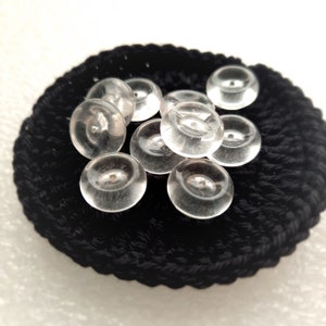 20 Glasscheibe Disk Spacer 12 mm crystal - Glasperle - Glasrondell - glasbeads - grazen kralen - perles de verre 17-0.035
