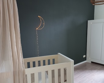 Maanlampje, Nachtlampje, Babykamer lampje, Babykamer accessoire, Kraamcadeau, Musthave babykamer,  wandlamp kinderkamer, kinderkamer lamp