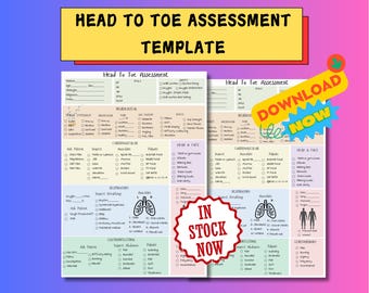 Nursing Head-to-toe Guide for Nursing Student Head to Toe Assessment ...