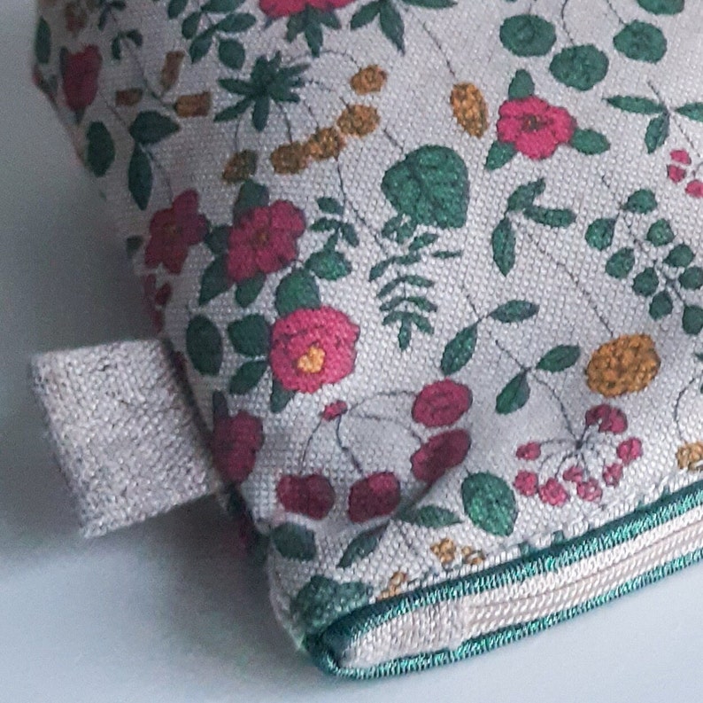 London liberty fabric make up bag image 6