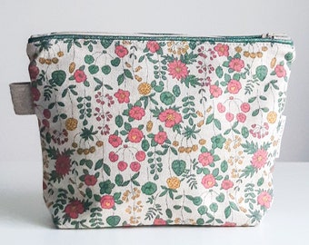 London liberty fabric make up bag