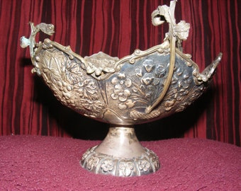 antique silver bowl, rare greek silver