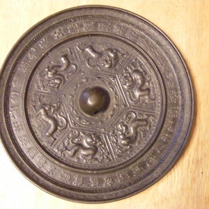 chinese bronze mirror antique