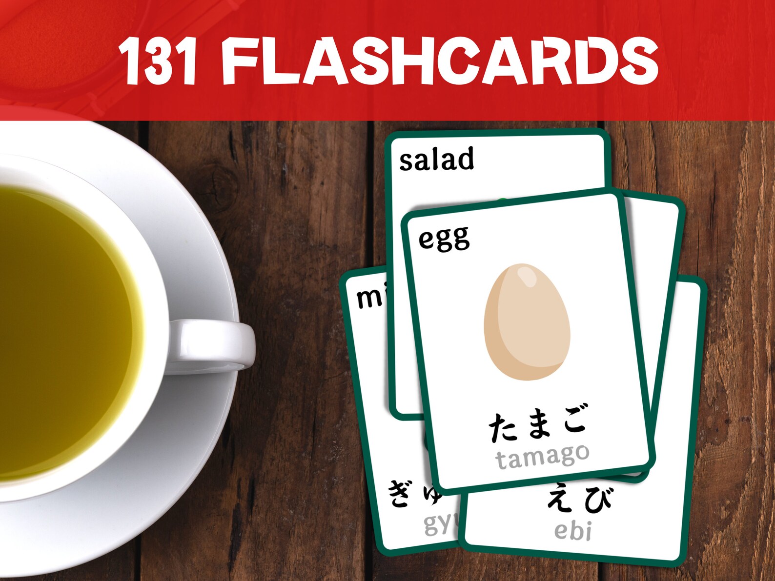 Beginner Japanese Flashcard Set, Learn Japanese Starter Bundle ...